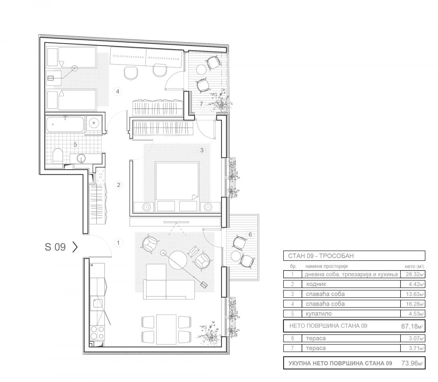 Nodilova 10 - Novogradnja Beograd Banovo Brdo 12