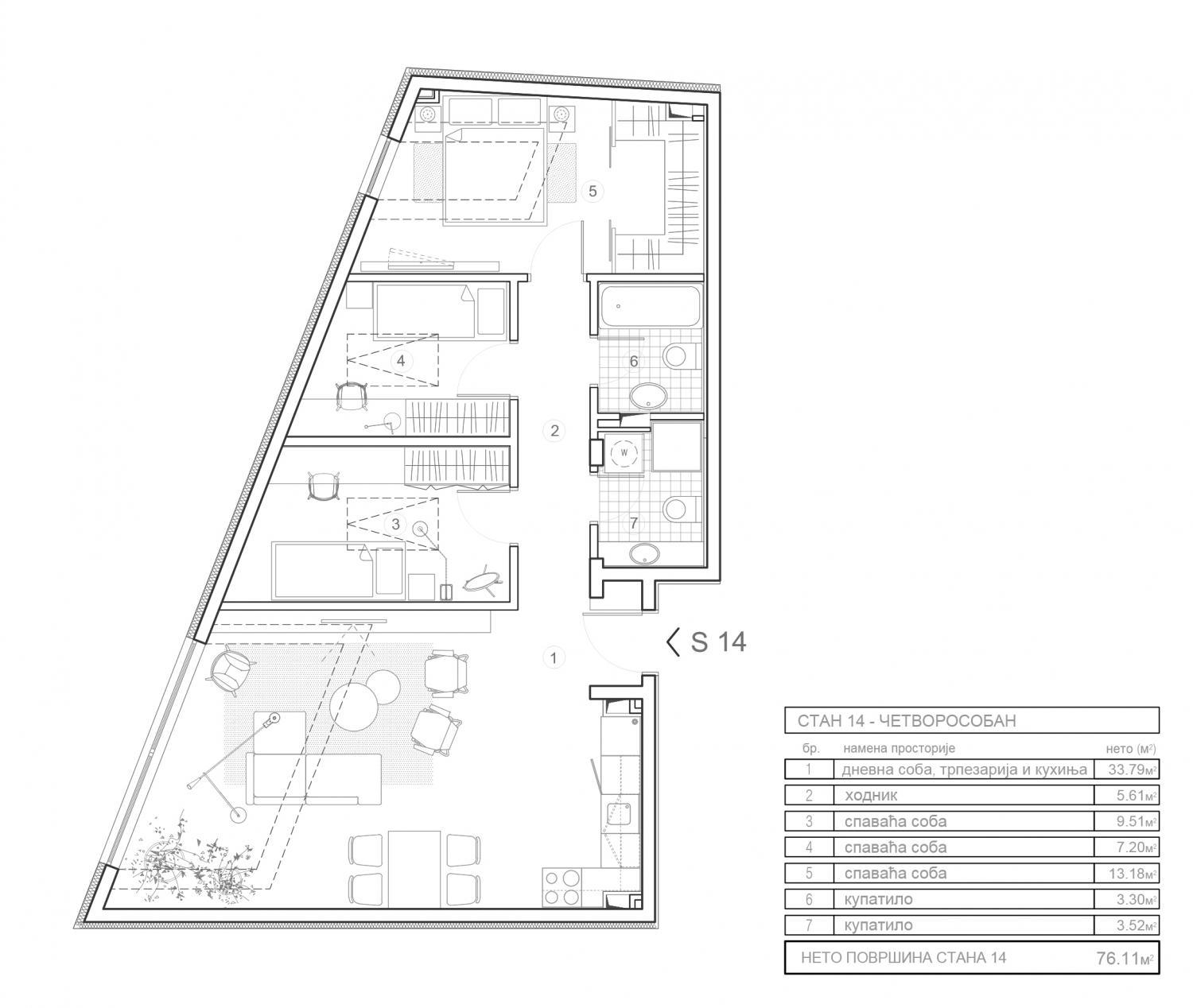 Nodilova 10 - Novogradnja Beograd Banovo Brdo 14