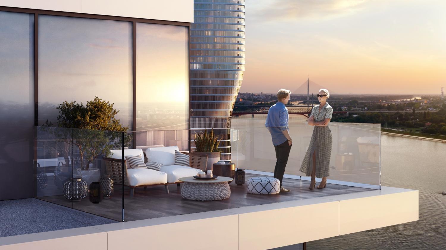 BW TERRACES - Novogradnja Beograd Savski Venac 1